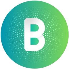 blendOS logo (circle with B)